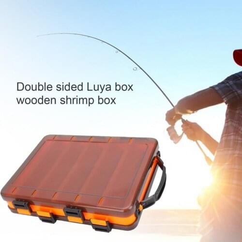 Portable 5 Colors Lure Tool Case Translucent Bait Storage Box for Household