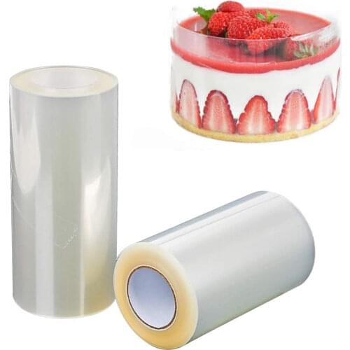 Practical Mousse Cake Edge Wrap Dessert Surrounding Hard Bound Cake Edges PET Band Cake Dessert Collar DIY Cake Decorating Tools