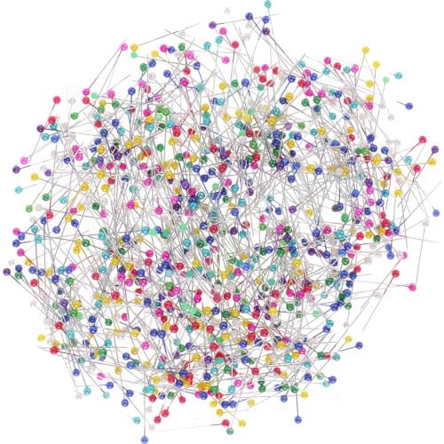 800pcs Straight Pins With Pearl Head Dress Making Crafts For Handcrafted DIY