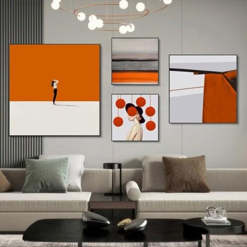 Scandinavian Decoration Canvas Paintings Abstract Women Figure Posters and Prints Ballet Dancer Wall Art Picture for Home Decor