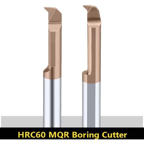 BEYOND MQR 4R0.2 5R0.2 6R0.2 8R0.2 L27 HRC60 Small Hole Boring Tool Profiling Turning Tools Internal Carbide CNC Cutter 1pcs