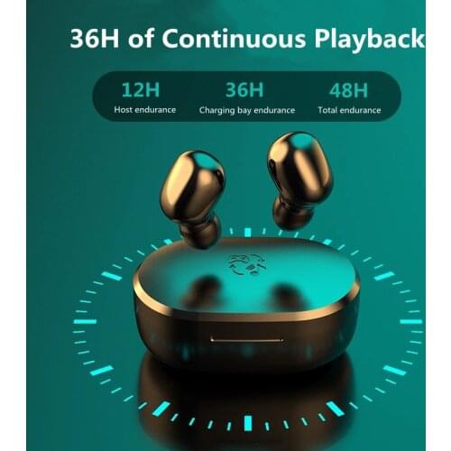 TWS Bluetooth Earphone Wireless Headphones HiFi Music Earbuds Sports Gaming Headset For IOS Android Phone Charging Box