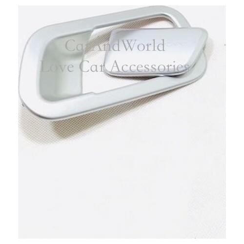 For Hyundai Tucson 2019 Interior Co-pilot door Handle bowl Cover Frame Trims ABS Chrome Decoration Car-styling Accessories