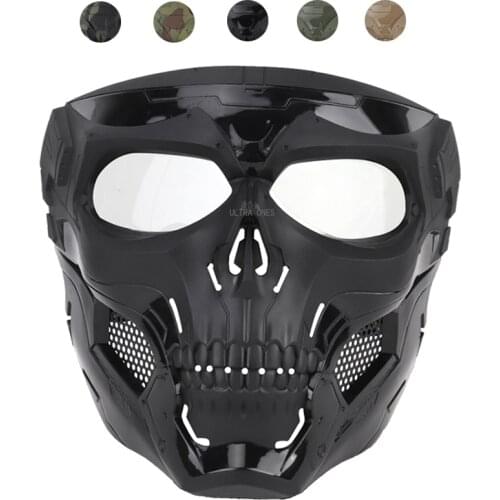 Military Shooting Mask Impact Resistant Full Face Tactical Skull Masks Protection Hunting Paintball Airsoft Combat Face Masks