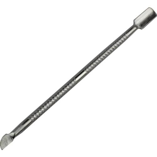 1Pcs Stainless Steel Cuticle Double Sided Finger Dead Skin Push Nail Cuticle Pusher Manicure Nail File Polish Remover