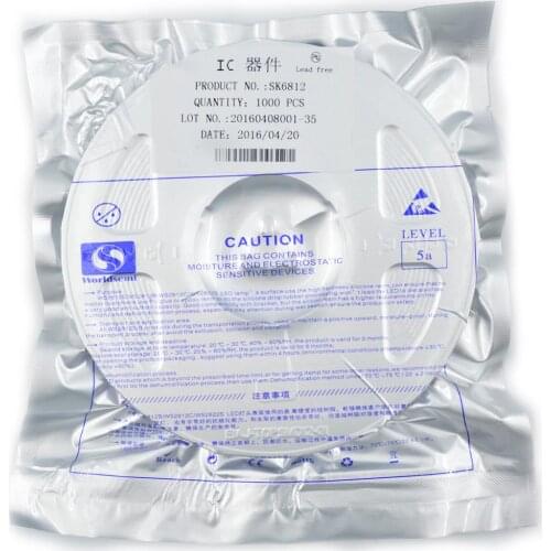 1000pcs SK6812 WS2812B LED Chip WS2812 IC in LED Chip SMD 5050 RGB For Strip Display Screen DC5V Individually Addressable