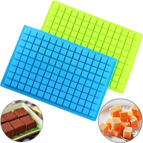 126 Cavity Square Silicone Molds Gummy Pralines Caramels Candy Making Mold Cake Decorating Tools Chocolate Jelly Ice Tray Moulds
