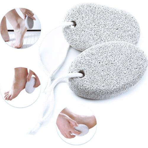 2PCS High Quality Natural Pumice Stone for Feet Pedicure Tools Hard Skin Callus Remover for Feet Hands Prevent Bacterial Growth