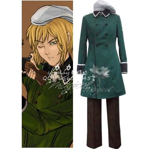 2016 Anime APH Axis Powers Hetalia Switzerland Military Uniform Cosplay Costume Customized Size