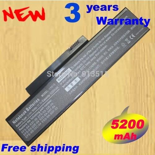 Battery For Fujitsu for Amilo Esprimo Mobile V5515 V5535 V5555 V6515 V6555