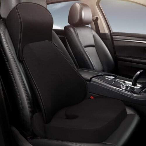 Car Seat Headrest Pillow Auto Memory Foam Car Neck Pillow Seat Head Support Lumbar Support For Office Chair Cushion For Car Auto