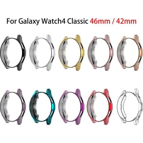 Case for Samsung Galaxy Watch 4 Classic 42mm 46mm Smartwatch TPU Protective Case for Samsung Galaxy Watch4 Classic Accessories