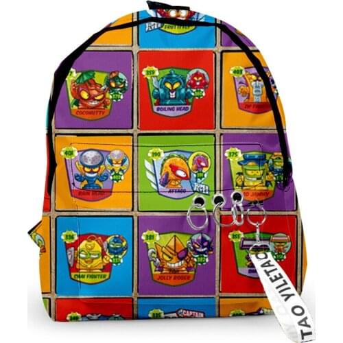 Children Super Zings Kindergarten Backpack Child Superzings School Bag Toddler Cartoon Bookbag Kids Mochila Back to School Gift
