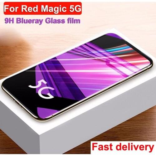 HD Blueray film for Nubia Red Magic 5G Glass Screen Protector For Nubia NX659J Screen Tempered Glass film for Nubia RedMagic 5G