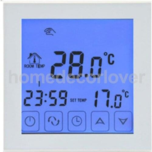 HY03WE-1 Wi-Fi 7 Times Programmable Touchscreen Thermostat with Geofencing WIFI Control & Voice Control