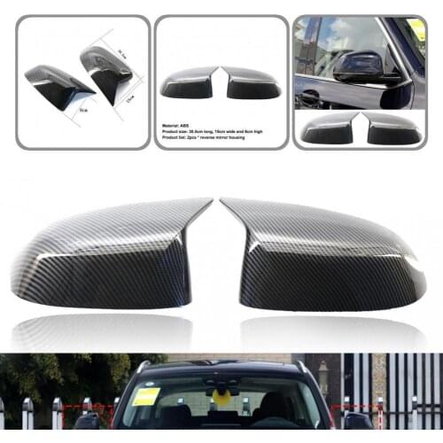 Compact 2Pcs Practical Left/Right Side Door Mirror Cover 51162446964 51162446965 Premium Side Mirror Cover Modified Part