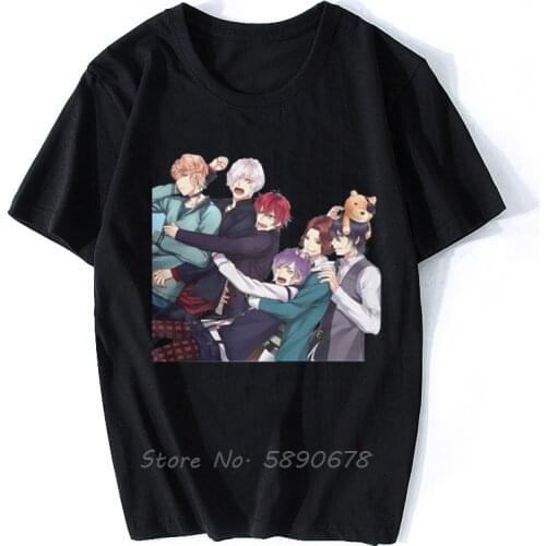 Ayato Sakamaki Diabolik Lovers Vampire Anime T Shirt Mens Cotton Novelty T-Shirts O Neck Tee Shirt Short Sleeve Tops Gift