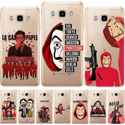 LA CASA DE PAPEL Spain TV Soft TPU Case For Samsung Galaxy J2 J5 Prime J3 J5 J7 2017 J8 J4 J6 2018 Silicone Phone Cover