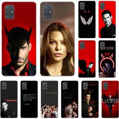 Lucifer Angel Wings Soft TPU Phone Case For Samsung A71 A41 A31 A10 A42 A21S A72 A52 A51 A11 A50 A70 A20e A30 A40 A12 Cover