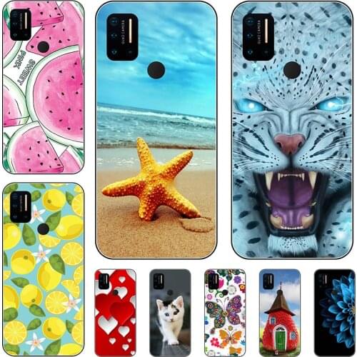 Soft TPU Case For UMIDIGI A7 Pro Case Silicon Floral Painted Phone Bumper Coque For UMI DIGI A7 Pro 6.3 inch Covers Back Fundas