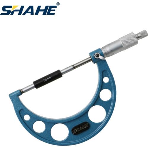 SHAHE 0.01 mm 75-100 mm outside micrometer External Metric Gauge Micrometer Vernier Caliper for Measuring Tools