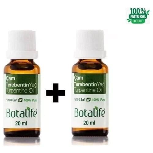 Natural Botalife 100% pure 2x Original Pine Turpentine Oil 20 ml Anti Dandruff Hair Extender Hair Booster