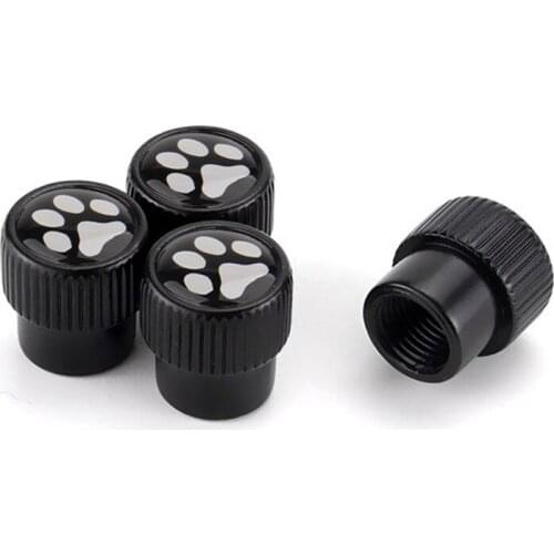New Style Round Cap Car Wheel Tires Valves Tyre Stem Air Caps Airtight For Renault Logan Fluence Duster Scenic Footprint Emblem