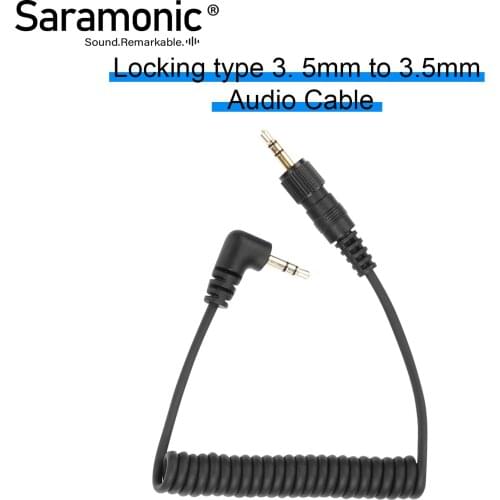 Saramonic SR-UM10-C35 Replacement XLR/3.5mm Output Connector Cable for the Saramonic UwMic9, UwMic10 and UwMic15 Wireless Mic
