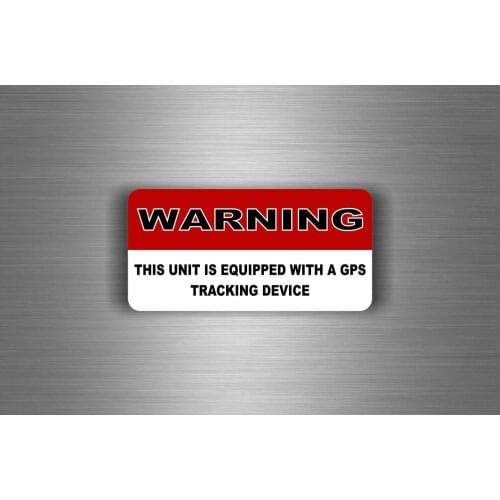 Sticker Gps Alarm System Warning Decal Anti Theft Car Vehicle Security Vinyl PVC Sticker Decal for Motos Car Laptop Luggage