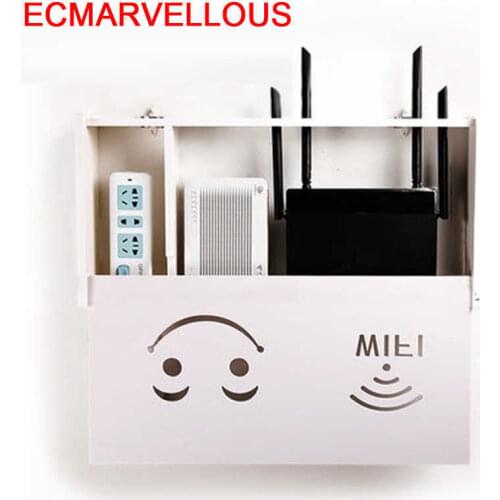 WIFI router creative living room multifunctional collection stacks cabinet shelf box socket cover storage rack hanger