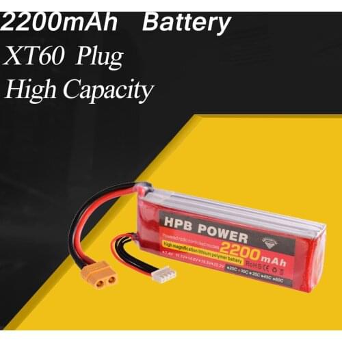 ZOP Power 11.1V 2200mAh 30C 3S Lipo Battery T Plug Xt60 plug replacement battery For RC Racing Drone Helicopter Multicopter Car