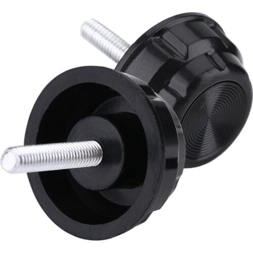 10pcs Ultralight Fishing Reel Handle Screw Caps for Spinning Reel Crank Power Foldable Handle Black