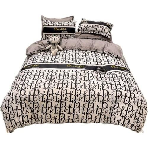 Avocado Pineapple Pomegranate Carrot Lemon Orange Printed Bedding Set Comfortable Duvet Cover Bedroom