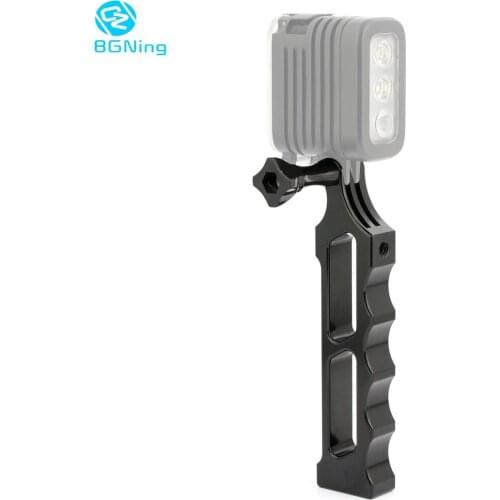 BGNing Aluminum Tripod Mount Hand Holder Grip Diving Monopod Stick for GOPRO Max 9 8 7 for Insta360 ONE R for Osmo Action Camera