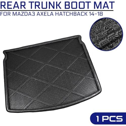 Car Rear Trunk Anti-mud Cover Floor Mat For Mazda3 Axela Hatchback 2014 2015 2016 2017 2018 Carpet