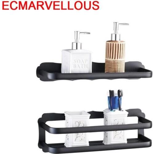 Prateleira Parede Estante Ducha Hairdryer Holder Salle De Bain Shower Shelf Banheiro Accessories Shelves Bathroom Organizer
