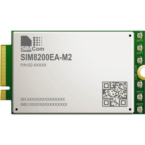 SIM8200-M2 SIMCom Original 5G Module, M.2 Form Factor, High Throughput Data Communication