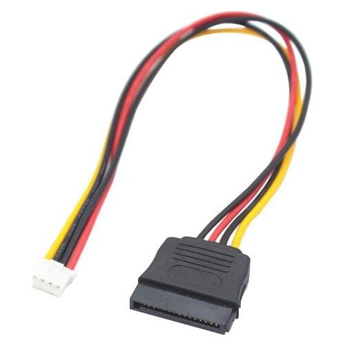 ITX Power Cord SATA15P Female To Small 4PIN Female PH2.0mm Pitch To SATA Female Sata Power Cord 35cm