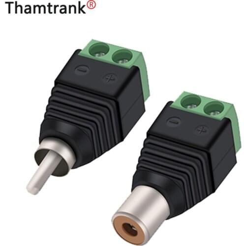 RCA Terminal Block CAT5 to Camera CCTV Video Balun RCA Female or Male Jack AV Screw Connector