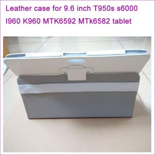 Leather case for 9.6 inch MTK6582 MTK6592 I960 tablet phone 3g tablet wfif general protective case size 9.6 inch General case