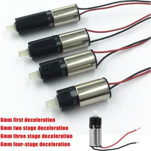 6MM Precision super miniature micro planetary reduction reducer Gear motor DC3V 1200±120RPM Output speed DIY Mini Model Motor