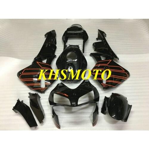 Motorcycle Fairing kit for CBR600RR F5 03 04 CBR 600RR 2003 2004 cbr 600 rr ABS Orange black Fairings set+gifts HR65