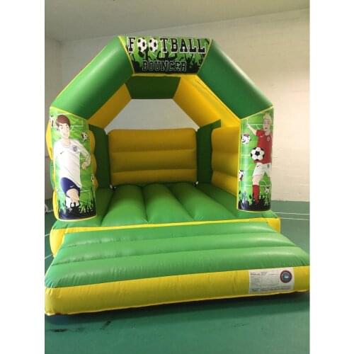 Inflatable bouncy house football bouncer jumping castle moonwalk for kids outdoor and indoor playground trampoline for kids