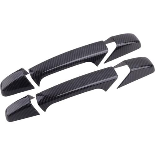 12Pcs Door Handle Cover Trim Fit for Chevrolet Tahoe Suburban Avalanche Silverado GMC Yukon Sierra 2007 2008 2009 2010 2011-2013