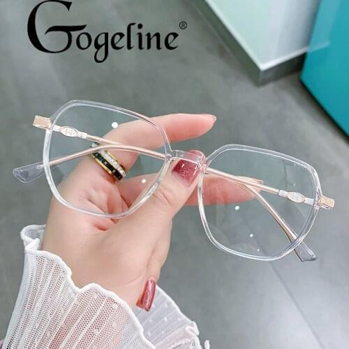 New Computer Glasses Anti Blue Light Eyewear for Women Men TR90 Blocking Glasses Optical Spectacle Eyeglass Gradient Frame