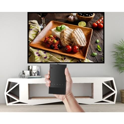 Handy 5200mAh Mini Pocket DLP Video Projecteur 4K Smart Phone проектор куб Beame Cube Wireless Pico Android Beamer with Tripod