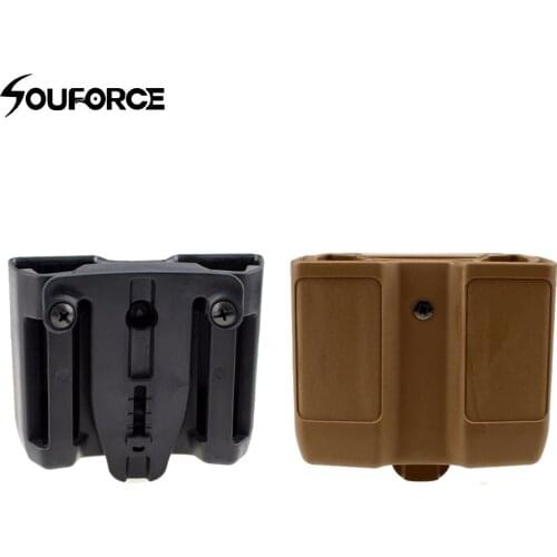 2 Color Quick Draw Double Magazine Mag Pouch Case Stack Pistol Cartridge Clip Holder Duty Belt Mag Box for Colt 1911