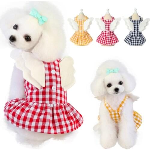2021 New Arrival Pet Dog Dress Princess Puppy Cat Dresses For Small Medium Dogs Chihuahua Pet Clothing Yorkshire Dog Dresses Pug