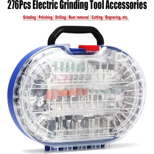 276Pcs Rotary Tool Accessories For Dremel Mini Drill Bit Set Abrasive Tools Grinding Sanding Polishing Cutting Tool Kits