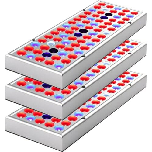 3pcs/Lot) Reflector 75LED Grow Light Full Spectrum for Indoor Grow Tent Greenhouse Flower Veg Plant BLOOM Growing Lamp